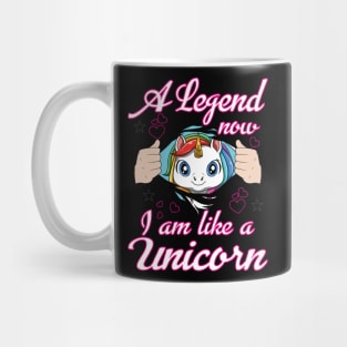 Cute Unicorn Funny Saying Pretty Rainbow Colors Fairytale Mug